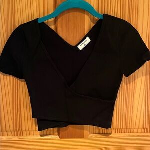 Babaton Black Crop Top